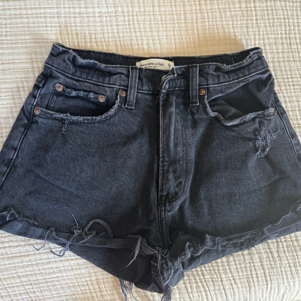 Abercrombie & Fitch Dark Denim Jean Shorts